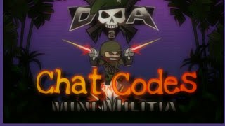 Mini Militia  All CHAT CODES with Audio [upl. by Ynohtona383]