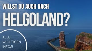 Helgoland Büsum Erfahrungsbericht Ausflugziel Sehenswürdigkeiten Anreise SchiffsfahrtFamilie [upl. by Aiyram]