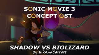 Sonic Movie 3 Concept OST  Shadow vs BioLizard Theme [upl. by Ailehs]