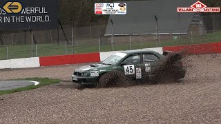 Dukeries Rally Donington Park 2024 Crash amp Action [upl. by Anawat]