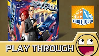 Spyfall  Tabletopia Play through [upl. by Lemmueu400]