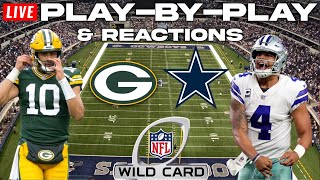 Green Bay Packers vs Dallas Cowboys  Live PlayByPlay amp Reactions [upl. by Godfree851]