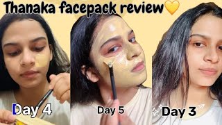 Viral Thanaka Facepack Honest Review🪵 🧡 thanaka [upl. by Hahseram]