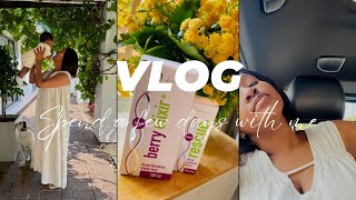 Vlog spend a few days with us  First time at church  My breastfeeding juice [upl. by Suinotna703]