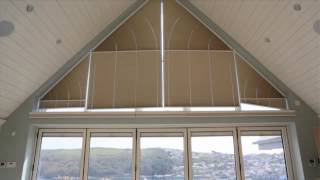 Pleated Gable End Blinds  Video  Appeal Shading [upl. by Gladine]