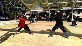 Fencing with one of the best rapierists in the world [upl. by Loseff512]