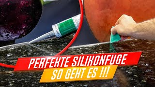 Silikonfugen richtig ziehen Silikonfugen erneuern Tutorial für Anfänger und Fortgeschrittene [upl. by Cleres]