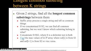 String Processing  Suffix Arrays  4  Examples Arabic [upl. by Nilde]