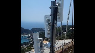 NanoStation M5 in single Pole Tower [upl. by Serra]