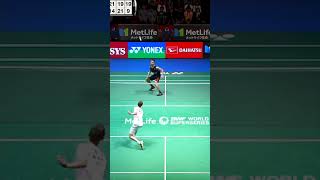 Lee Chong wei vs Viktor Axelsen 🏸badminton bwf badmintonindonesia viral trending shorts [upl. by Aisereht]