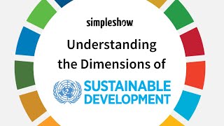 simpleshow explains Understanding the Dimensions of Sustainable Development [upl. by Keeler]