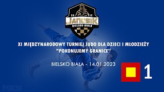 TATAMI 1 XI MIĘDZYNARODOWY TURNIEJ JUDO DLA DZIECI I MŁODZIEŻY quotPOKONUJEMY GRANICEquot [upl. by Enelie622]