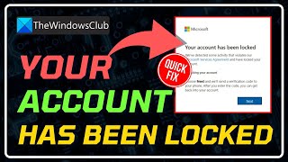 Your Account Has Been Locked – Microsoft [upl. by Findlay]