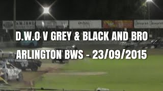 DWO V Grey amp Black and Bro  Arlington BWS  23092015 [upl. by Nyloj637]