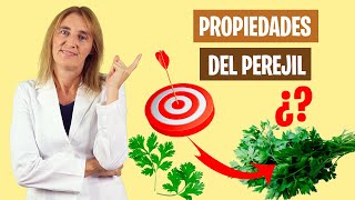 ¿PARA QUÉ SIRVE el PEREJIL  Propiedades y beneficios del perejil  Alimentación real saludable [upl. by Ashman50]