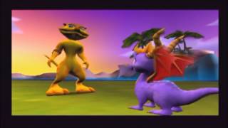 Spyro  Enter the Dragonfly  Hunters InGame Lines GAME ARCHIVE [upl. by Aliahkim]