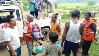 Relief Work in affected areas of Garo Hills [upl. by Janice996]