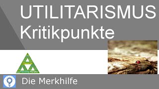 Kritik am Utilitarismus  Kritische Einwände Contras gegen den Utilitarismus  Ethik 19 [upl. by Hamilton873]