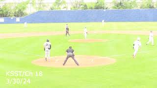 WildCats BaseBall versus Pleasant Grove 3 30 24 at Wildcat Park in Sulphur Springs Texas [upl. by Camila]