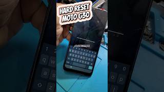 Hard Reset Motorola Moto G30 Método RÁPIDO e 100 EFICAZ [upl. by Ylerebmik123]