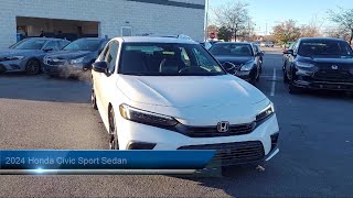 2024 Honda Civic Sport Sedan Euclid Cleveland East Cleveland Cleveland Heights Mayfield Heights [upl. by Shishko86]