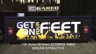 Sideline Interactive DualView scoring table digital [upl. by Llatsyrc]