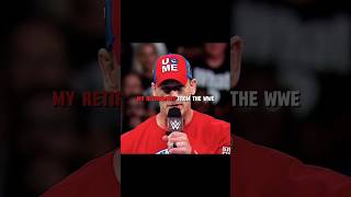 John Cena Announced His Retirement 💔 Edit [upl. by Yrekaz]