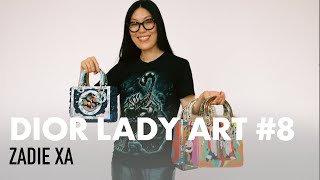 Zadie Xa reinvents the Lady Dior bag for Dior Lady Art 8 [upl. by Yamauchi]