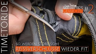 SO WIRDS GEMACHT Tutorial Reißverschlüsse pflegen amp defekte Zipper reparieren [upl. by Wenonah]