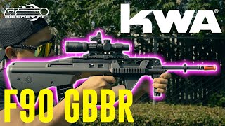 BULPUP GBBR  Lithgow Arms F90 Gas Blowback Rifle by KWA  Airsoft GI [upl. by Atinrev446]