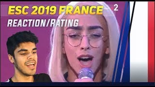 ESC 2019 FRANCE –Bilal Hassani  quotRoiquot RatingReaction [upl. by Cyma]