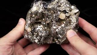 Pyrite ps Marcasite Calcite Sphalerite Nanisivik Mine Baffin Is Nunavut Canada [upl. by Attolrahc]