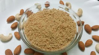 How to make Dry fruits powder for 6 months babies  Weight gain recipe for kids  Baby food [upl. by Ecidnac]