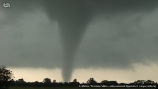 szupercellahu storm chase  F1 tornado near Gátér Hungary 20th of May 2008 [upl. by Previdi]