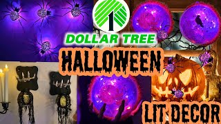 VINTAGE inspired Halloween DOLLAR TREE DIYs that light up NO ONE will guess it’s dollar store [upl. by Neersan]