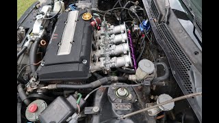 b20vtec ITB sound [upl. by Jarlathus]