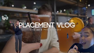 PhD Vlog  Week in the life of a BioinformaticsComputational Biology PhD Student on placement [upl. by Nibur]