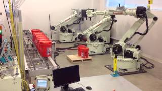 Mechatronic Engineering Senior Capstone Project  Kawasaki Robot Palletizing [upl. by Noillimaxam269]