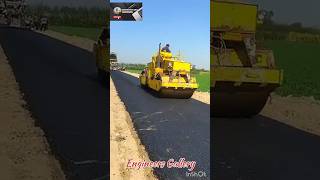 Bitumen road construction Road work civilengineering highwayengineering trending youtubeshorts [upl. by Toni]