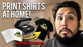 The Best Heat Transfer Paper To Print Shirts At Home With A Inkjet Printer [upl. by Swann]