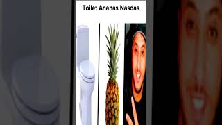 🚽EARRAPE Toilet Ananas Nasdas  Meme Saturado shorts [upl. by Nodnarbal]