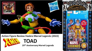 Xmen Toad Action Figure Review Hasbro Marvel Legends 20th Anniversary marvel toad xmen [upl. by Nonnel686]