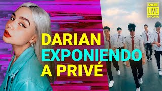 DARIAN ROJAS EXPONE A PRIVÉ Y JUEGA YO NUNCA NUNCA EXTREMO  Raze Live [upl. by Aihsakal]