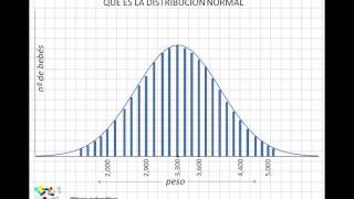 01 Qué es la distribución normal [upl. by Enitsahc]