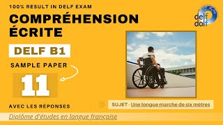 DELF B1 Compréhension écrite No 11  Written Comprehension Practice Test Online  French N You [upl. by Lavona]