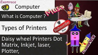 Introduction to Printers Fundamentals of Computers [upl. by Enneyehs]