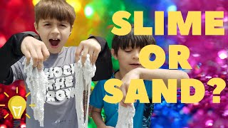 Sand Slime Like Kinetic Sand but Its Slime You Can Make It At Home slime kineticsand [upl. by Spevek56]