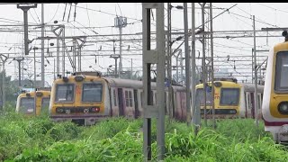 Essential Staff Service  Panvel Csmt Local via Harbour Line  Mumbai Lifeline  Panvel Rail Yard [upl. by Aduhey]