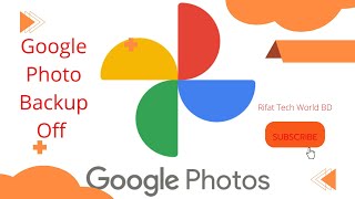 How to turn off auto Backup Google Photo Gallery theke google photo auto save off kora android [upl. by Hayimas]