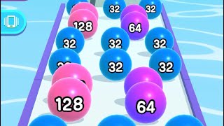 Ball Run 2048  All Levels Gameplay AndroidiOS Levels 441450 [upl. by Etnovahs269]